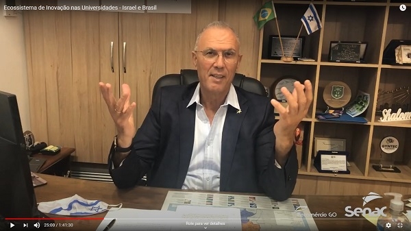 Ecossistema de Inovação no Brasil e Israel é tema de webinar do Senac: Assista ao vídeo