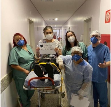 Doze se recuperam da Covid no HMAP