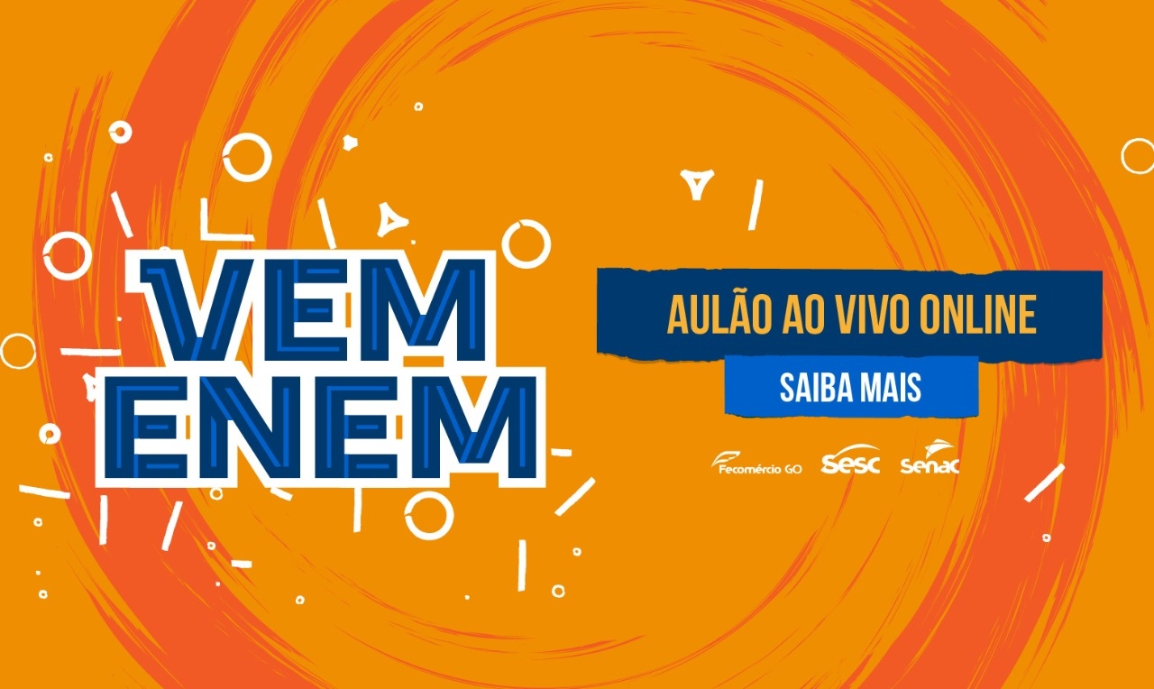 Sesc Goiás e Faculdade Senac realizam aulão preparatória para o ENEM