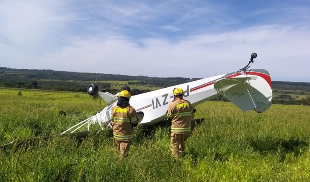 DF: avião de pequeno porte cai e deixa piloto ferido, em Sobradinho