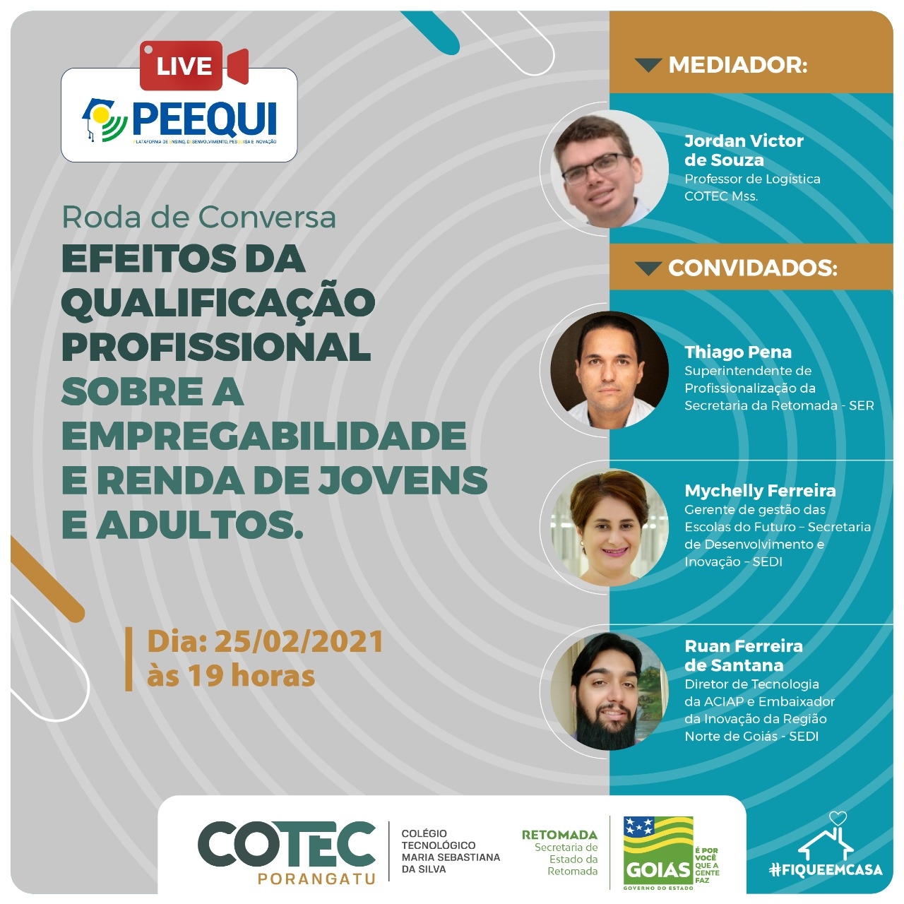 Cotecs das regiões Norte e Nordeste realizam 1ª Semana de Emprego e Renda