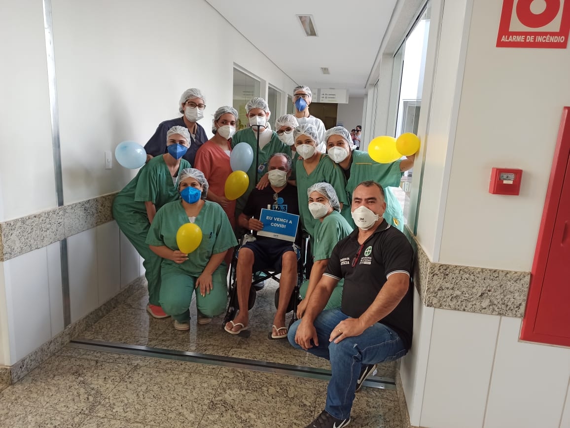 Mais um paciente vence a Covid no HMAP