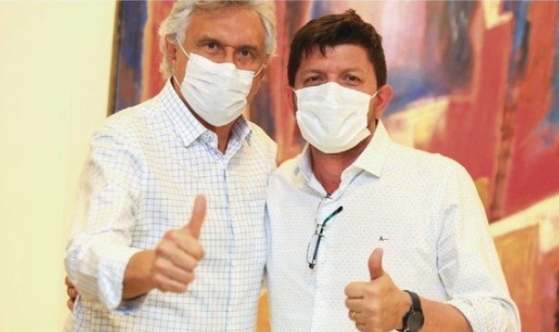Caiado e Glaustin discutem política e ações de governo