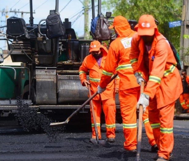 Serviços de infraestrutura em diversos pontos