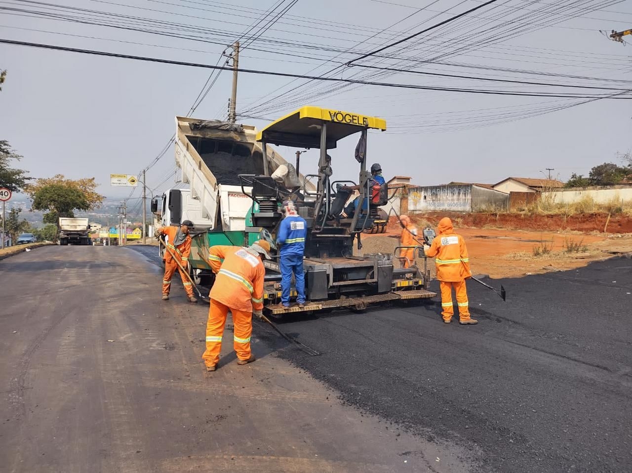 Confira os trabalhos da Prefeitura de Goiânia na área de infraestrutura neste sábado