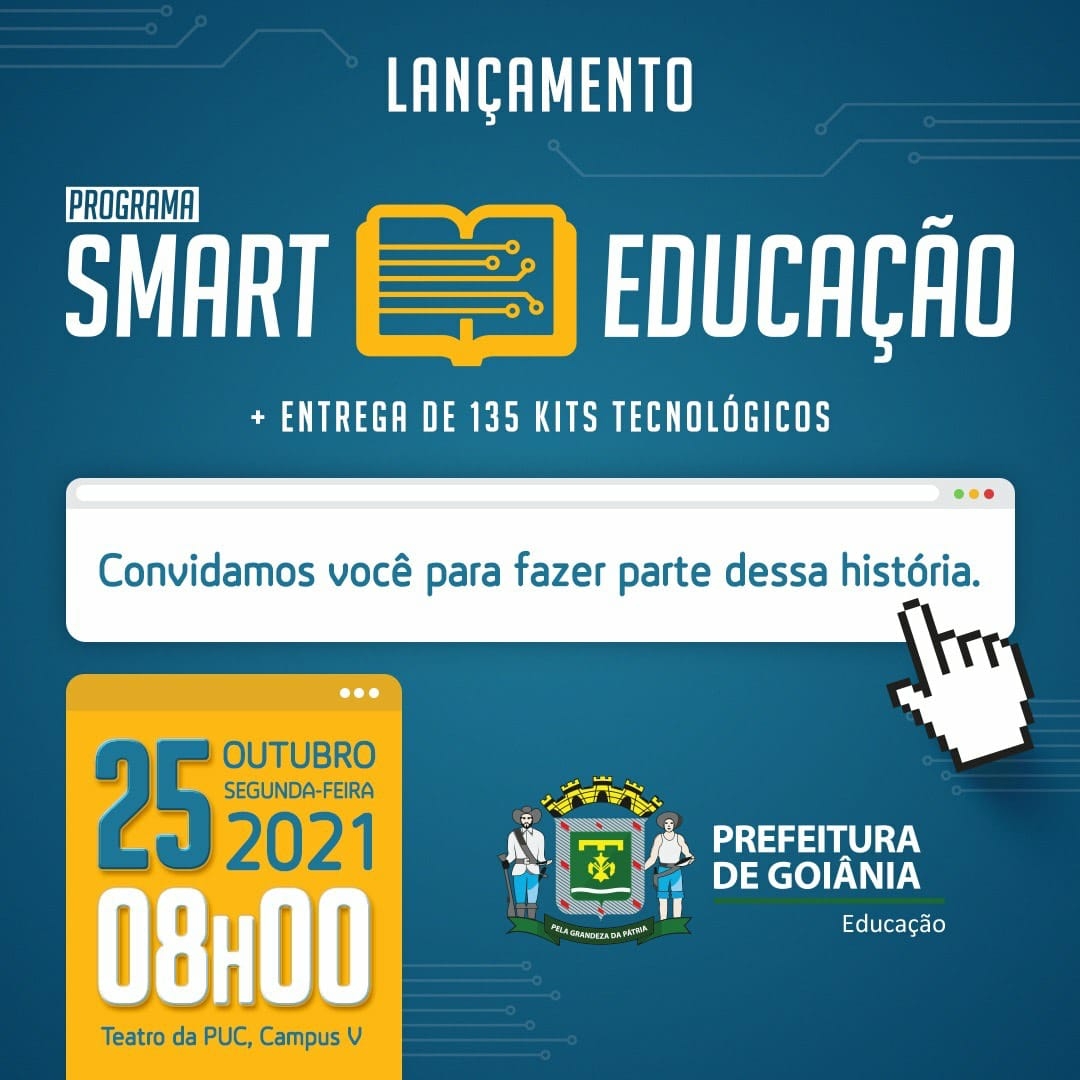 Goiânia 88 anos: Prefeitura lança Smart Educação e entrega kits tecnológicos para escolas