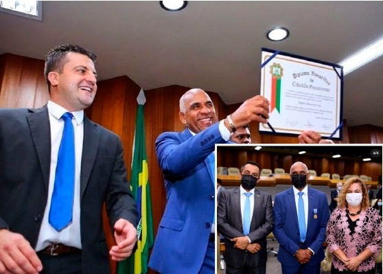 Rogério e Thelma Cruz recebem títulos de Cidadãos Goianienses
