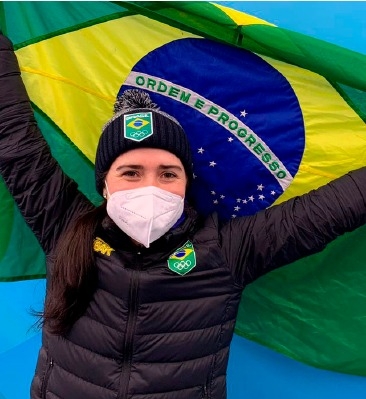 A melhor atleta brasileira dos jogos de inverno