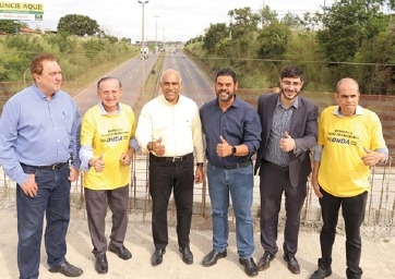 Viaduto será entregue em maio, anuncia Rogério Cruz