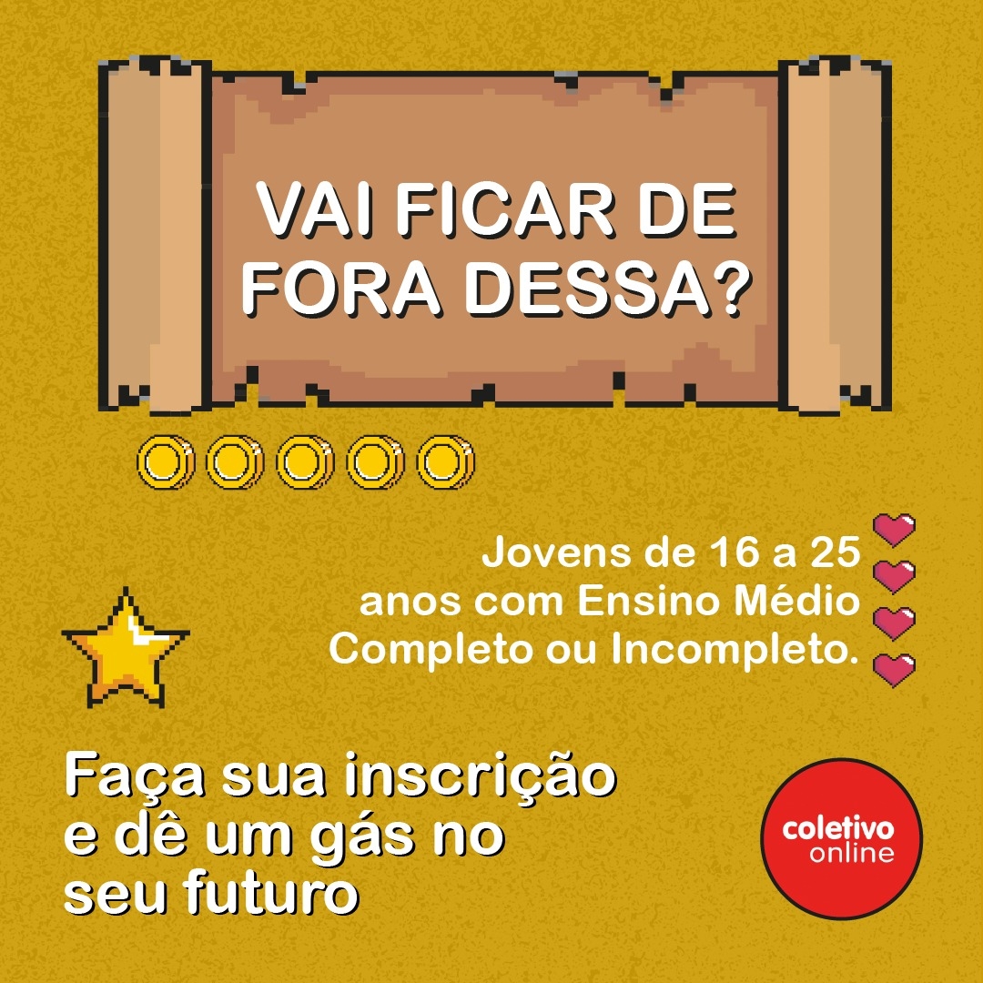 Coletivo Online em Goiás e Tocantins abre inscrições para capacitação