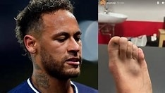 Neymar deixa treino mais cedo após sofrer pisão e vira dúvida na seleção