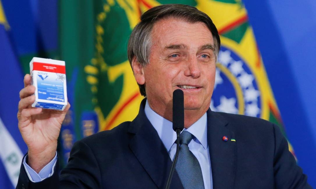 Com 1,7 milhão de compartilhamentos, Bolsonaro é o maior influenciador de cloroquina no mundo, diz site