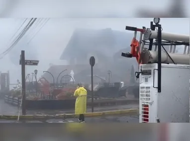 Imagem ilustrativa da imagem Vídeo: veja o exato momento da queda do avião em Gramado