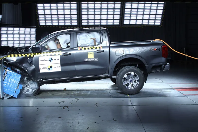 
		Ford Ranger passa nos testes de segurança do Latin NCAP com nota máxima