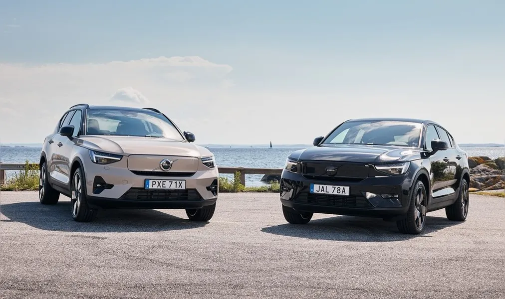 Volvo C40 e XC40 trocam de nome e passam a se chamar EC40 e EX40