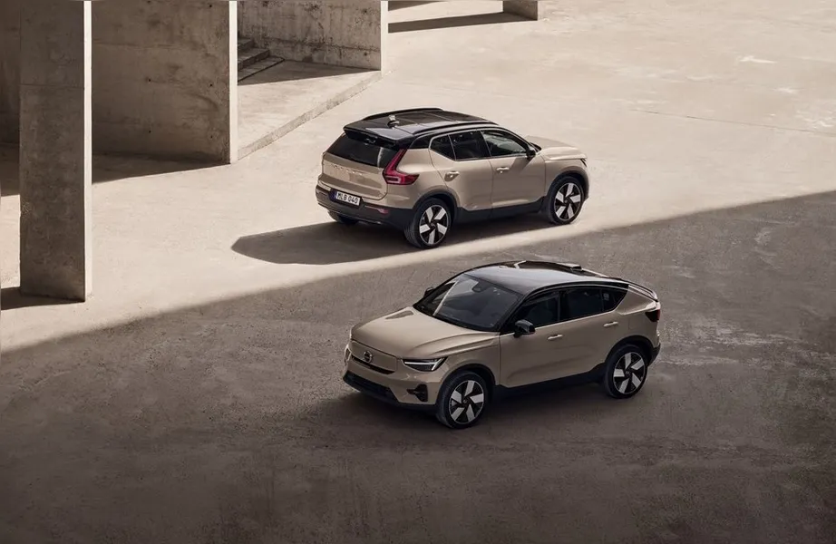 Volvo C40 e XC40 trocam de nome e passam a se chamar EC40 e EX40