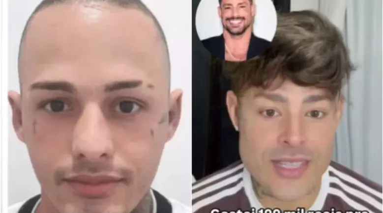 Após mudar aparência, influenciador gasta R$ 57 mil para ficar com a voz de Cauã Reymond