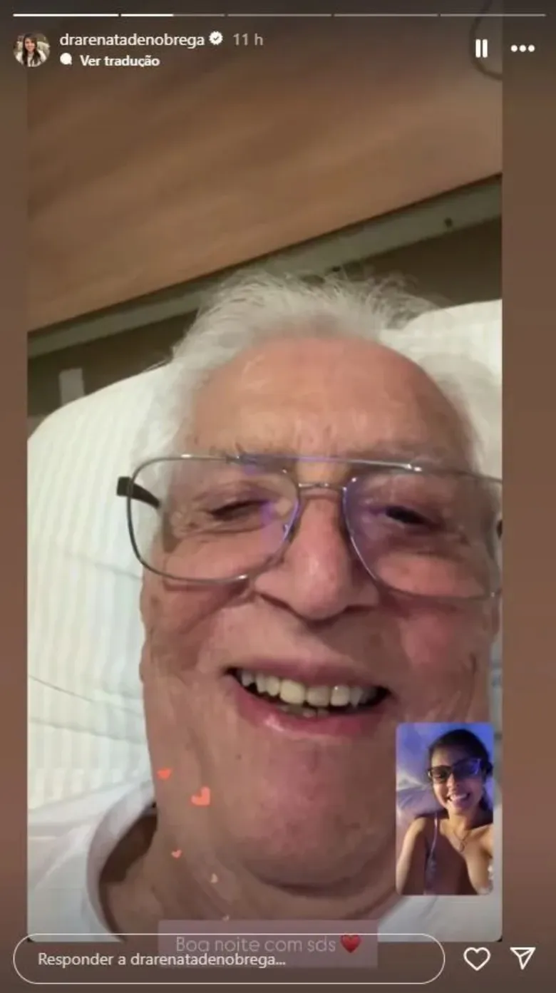 Carlos Alberto de Nóbrega é internado em hospital de São Paulo