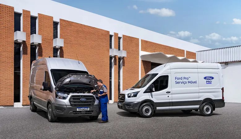 
		Ford Pro vai até o cliente para dar atendimento com Serviço Móvel da Ford