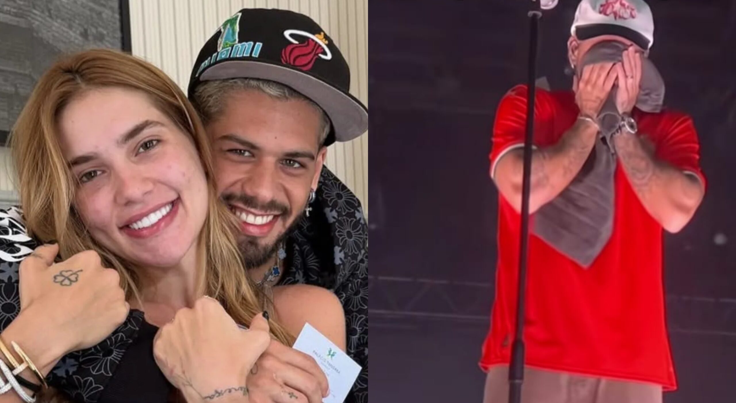 Zé Felipe chora em show e fala sobre término com Virgínia: "Chegar no limite"; assista