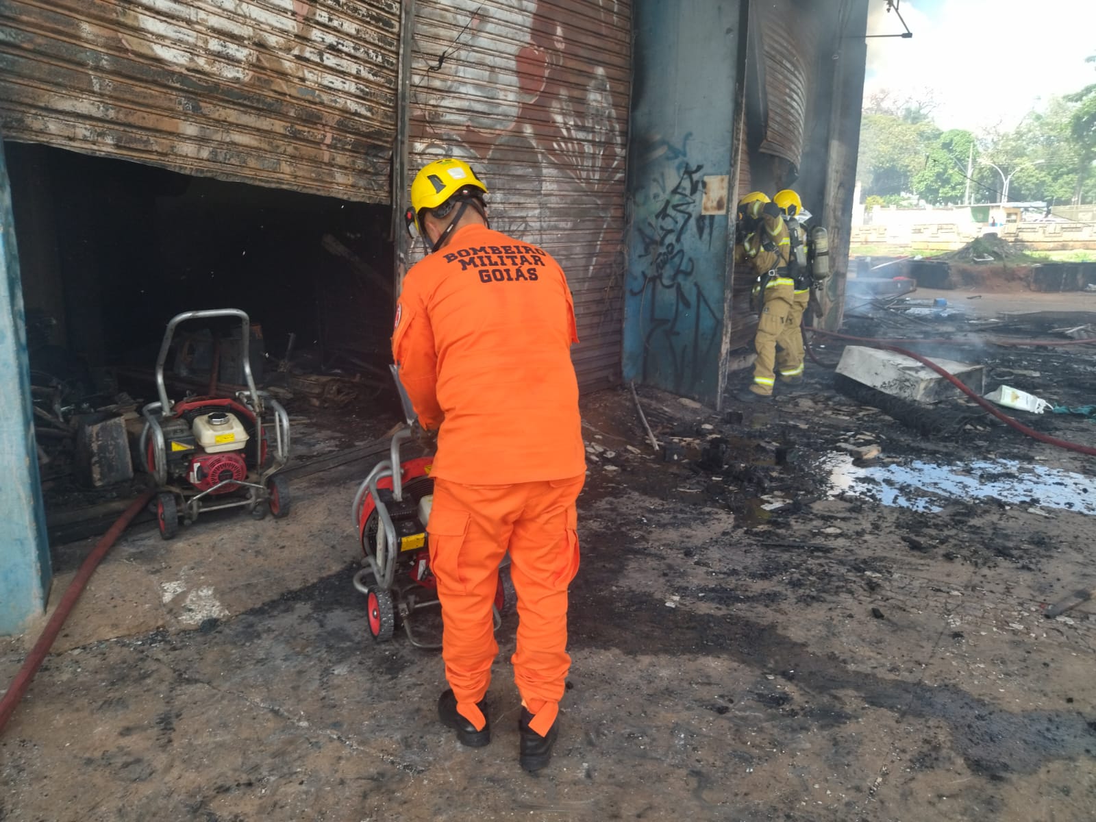 Princípio de incêndio atinge Ginásio de Campinas