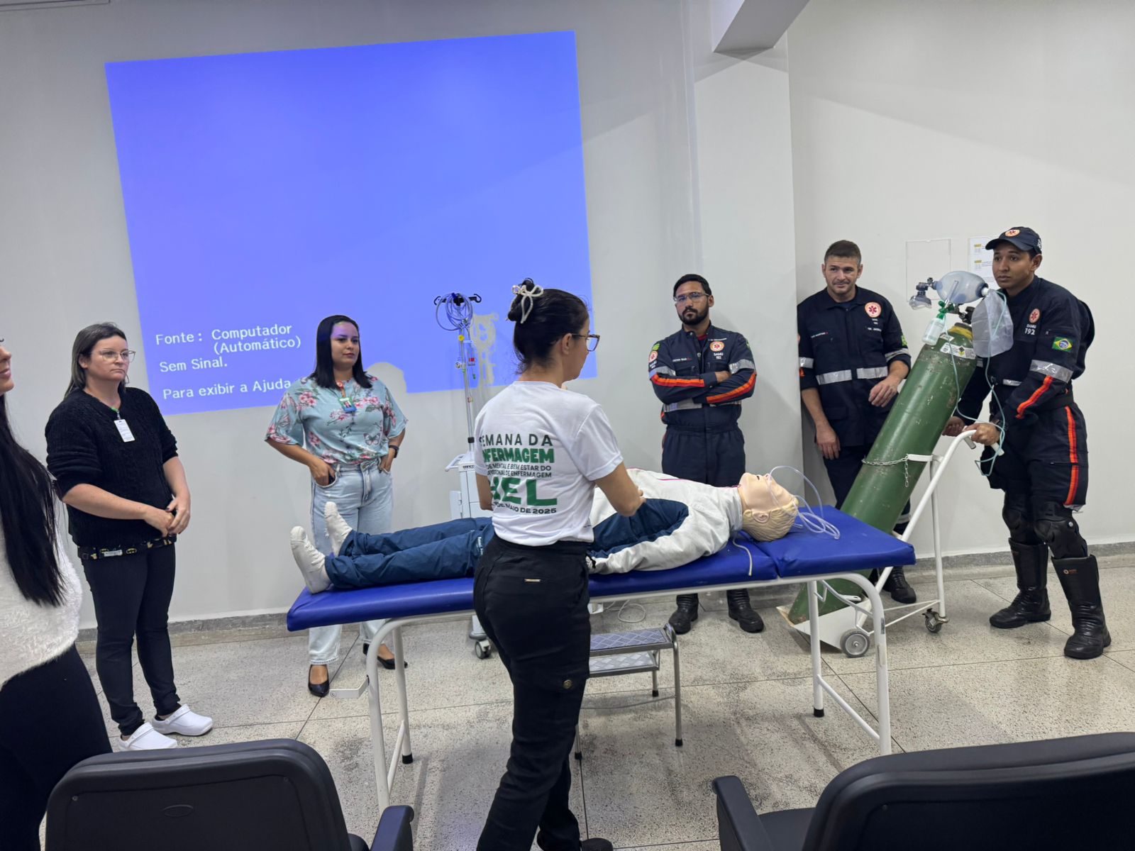 HEL treina equipe para atuar em casos de parada cardiorrespiratória