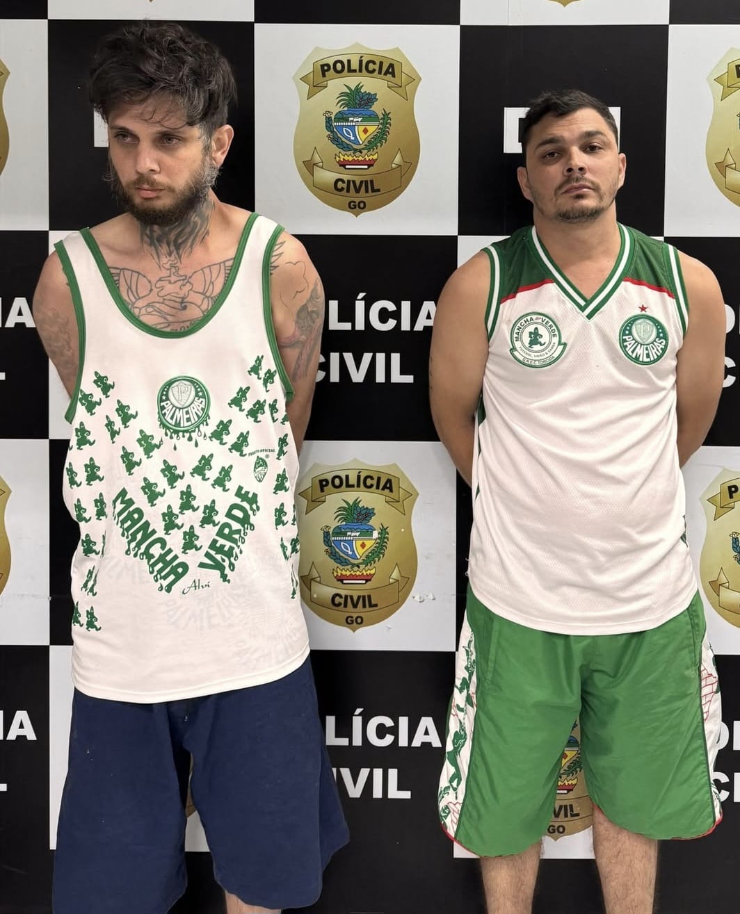 Integrantes de torcida organizada paulista são presos por suspeita de homicídio a facadas em Goiânia