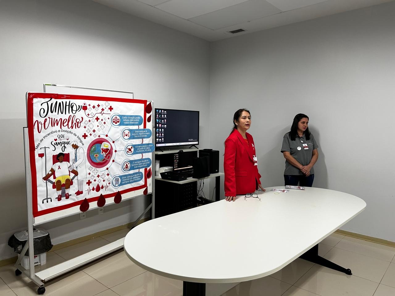 Policlínica de Quirinópolis reforça a importância da doação de sangue