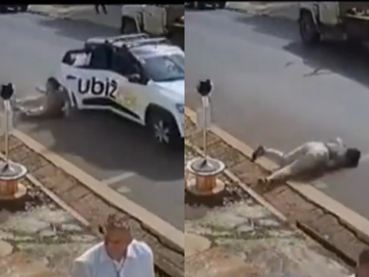 Passageira se joga de carro em movimento e alega que não tinha dinheiro para pagar corrida