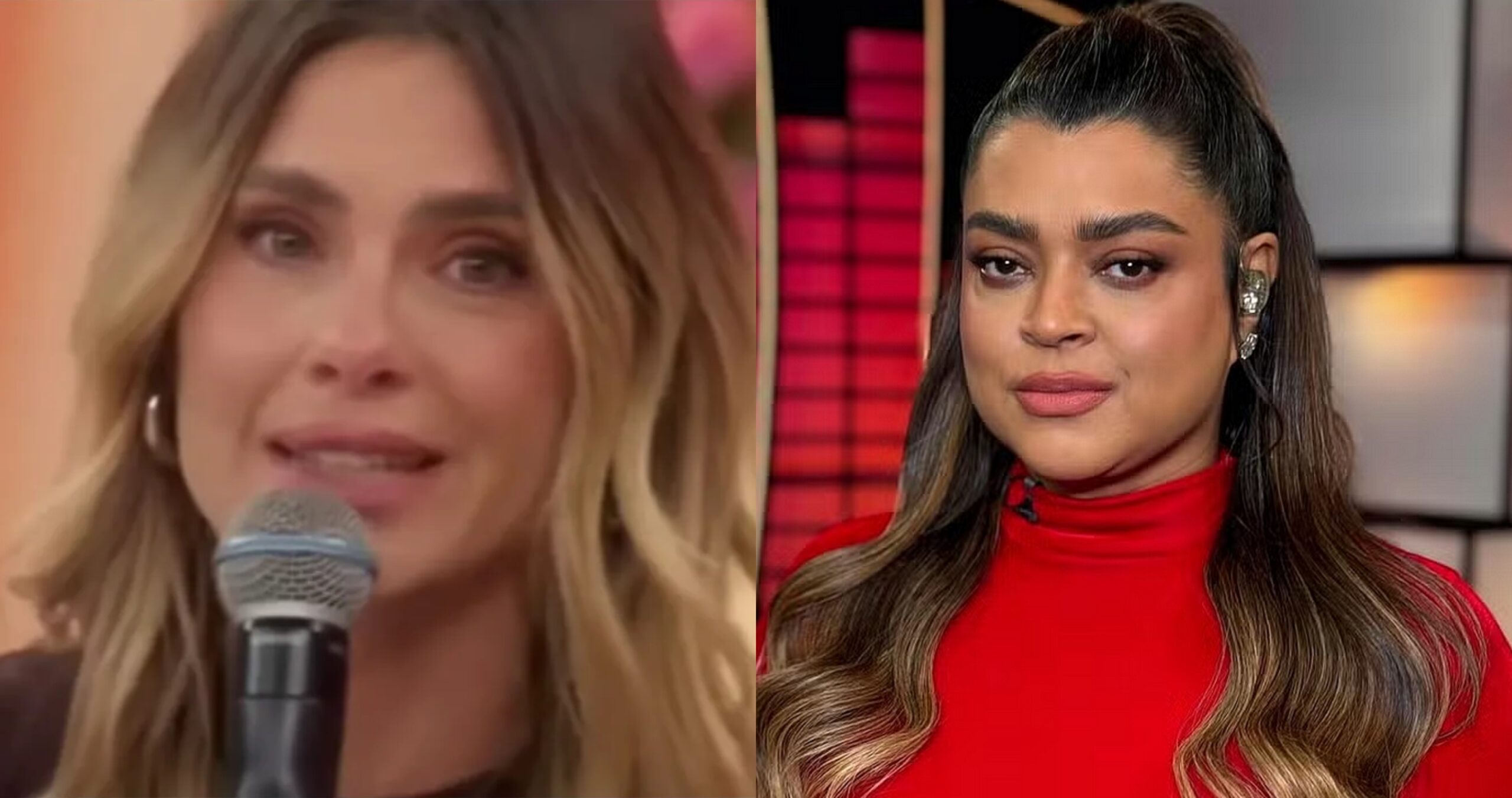 Ao vivo no 'Encontro', Carolina Dieckmann se emociona e pede orações por Preta Gil