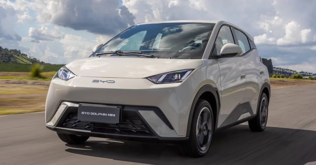 BYD Dolphin Mini ultrapassa a marca de um milhão de unidades produzidas e bate recorde mundial