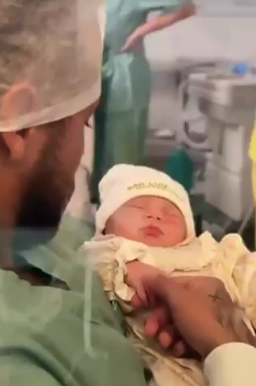 Vídeo mostra momento em que familiares e amigos de Neymar e Bruna Biancardi celebram chegada de Mel