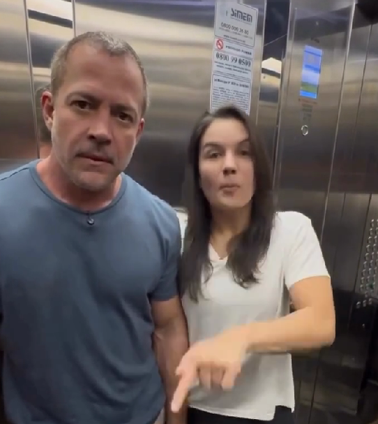 Malvino Salvador e Kyra Gracie mostram técnicas de autodefesa após caso de agressão em elevador
