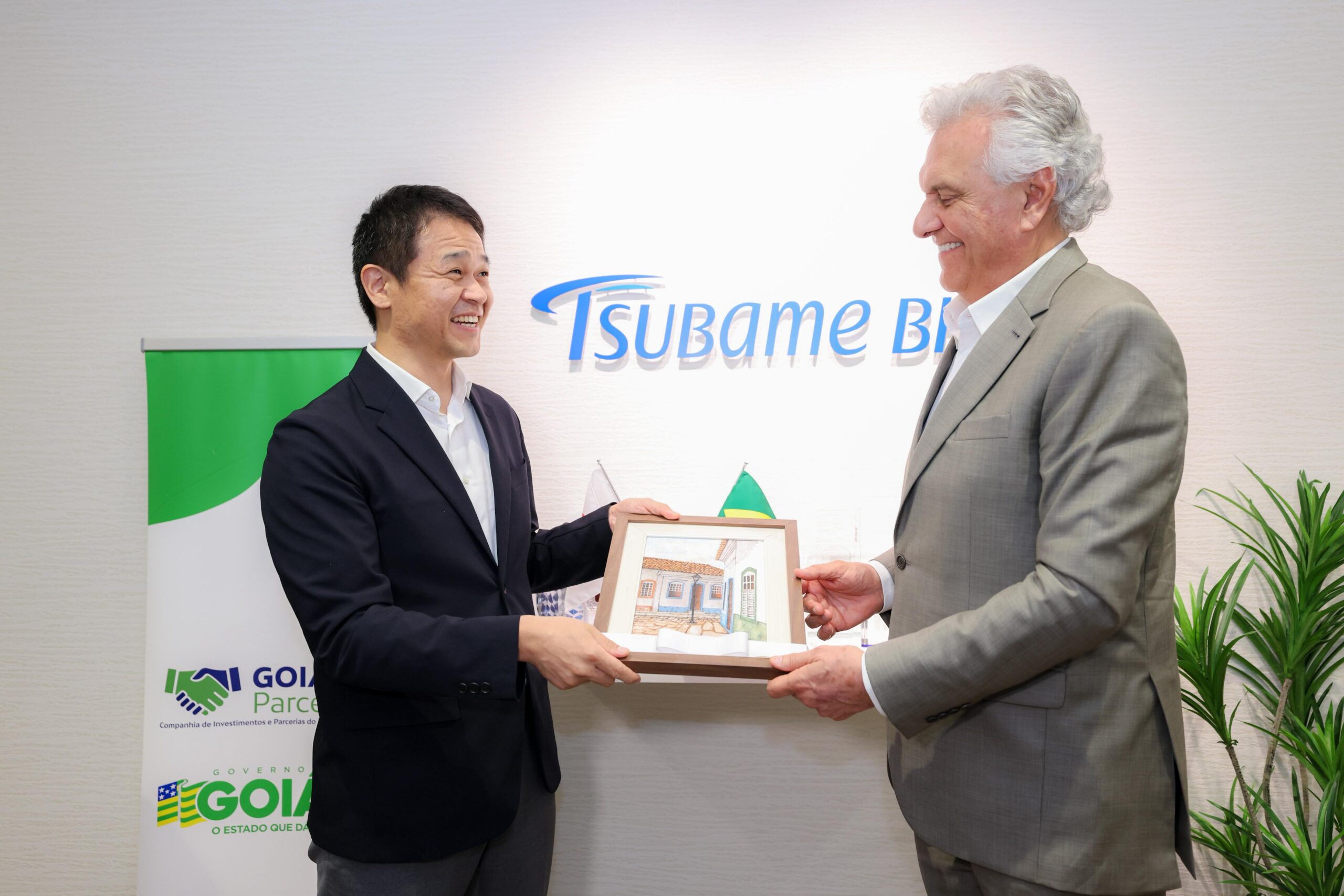 Caiado conhece projeto japonês para produção de fertilizante ecológico em Goiás