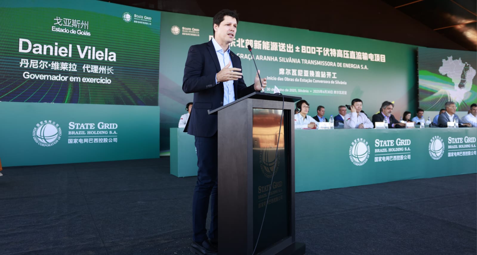 Com R$ 18 bi de empresa chinesa, Daniel Vilela dá largada ao maior projeto de transmissão de energia da história do Brasil
