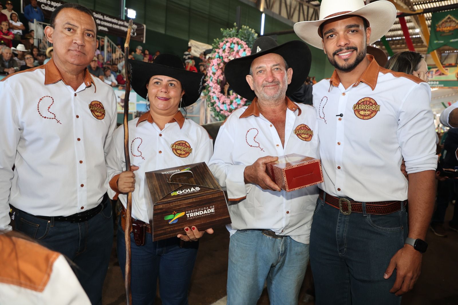 Em desfile histórico, Trindade reúne 432 carros de bois na Romaria do Divino Pai Eterno nesta quinta-feira
