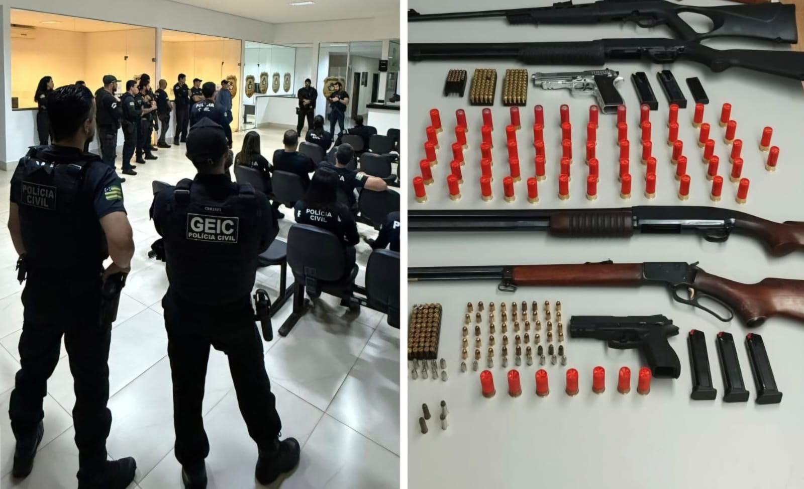 O autor do crime, condenado a 25 anos e 3 meses de prisão, fugiu após ser interrogado durante o júri popular em Caldas Novas