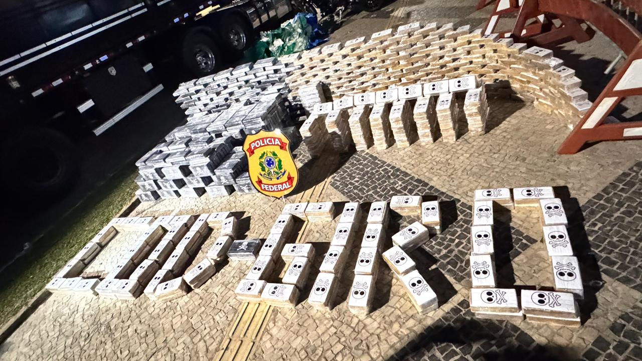Quase uma tonelada de cocaína é apreendida em Porangatu