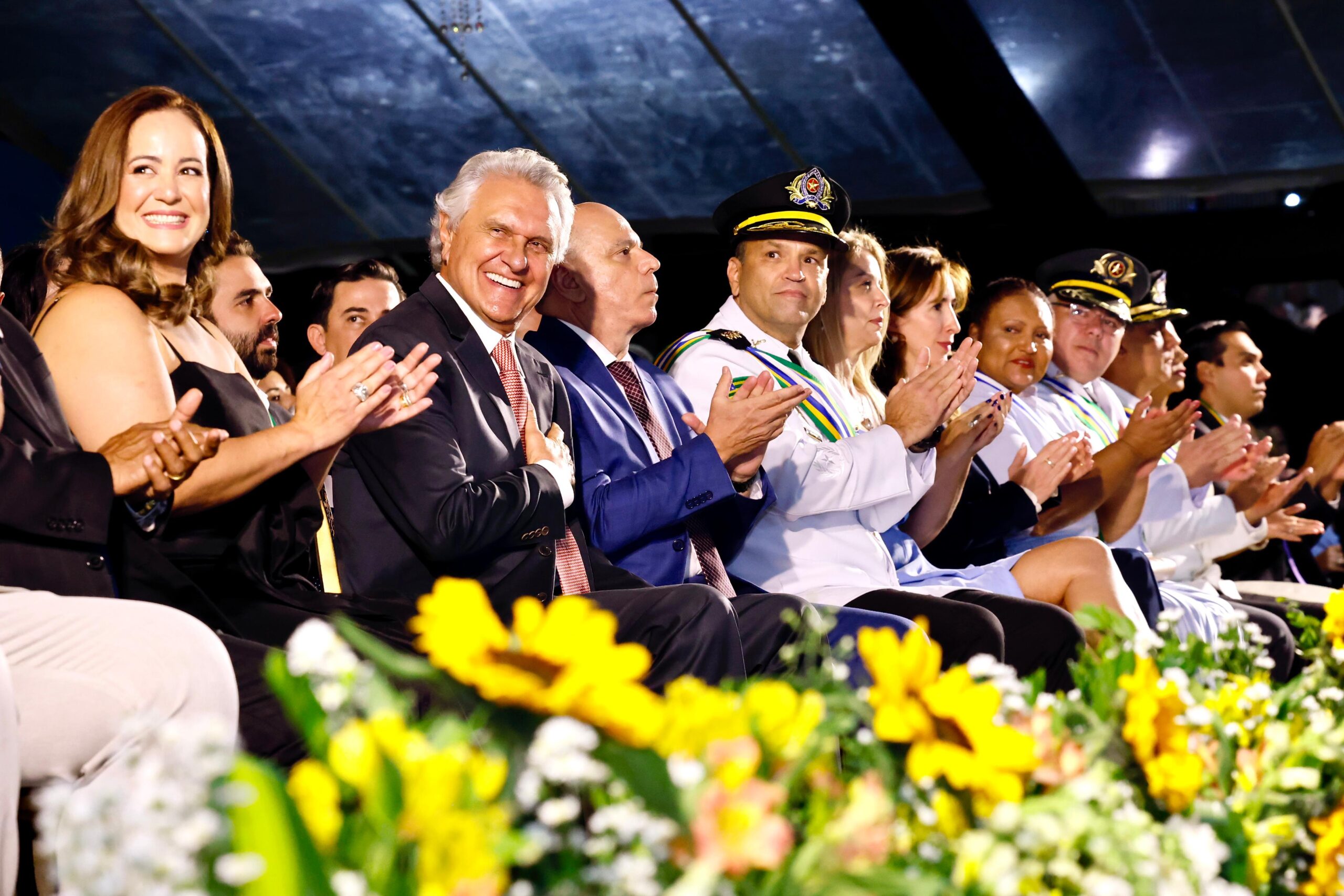 Goiás tem a melhor PM do Brasil, diz Caiado durante evento de aniversário da corporação