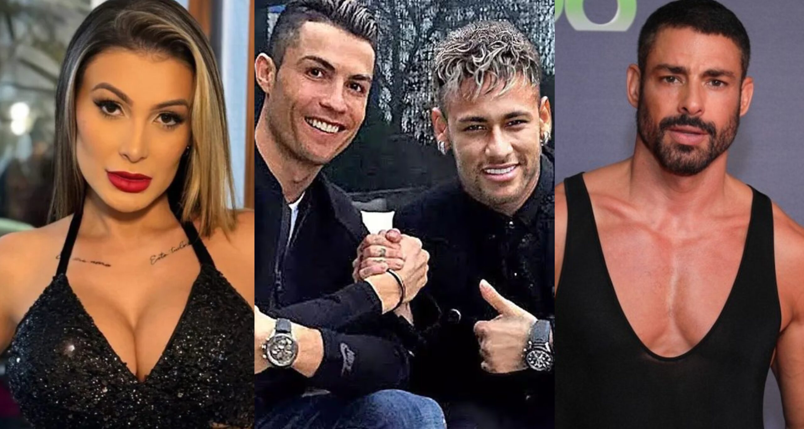 Cristiano Ronaldo, Neymar ou Reymond: Andressa Urach faz ranking das melhores relações sexuais