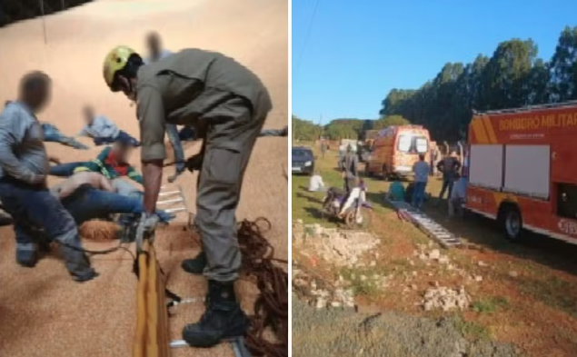 Homem morre soterrado após cair em silo de milho em Bom Jesus