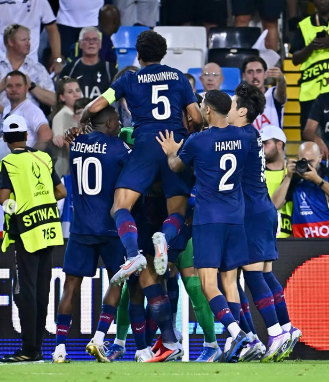 A vitória coroou a recuperação do PSG após a derrota para o Chelsea na final do Mundial de Clubes
