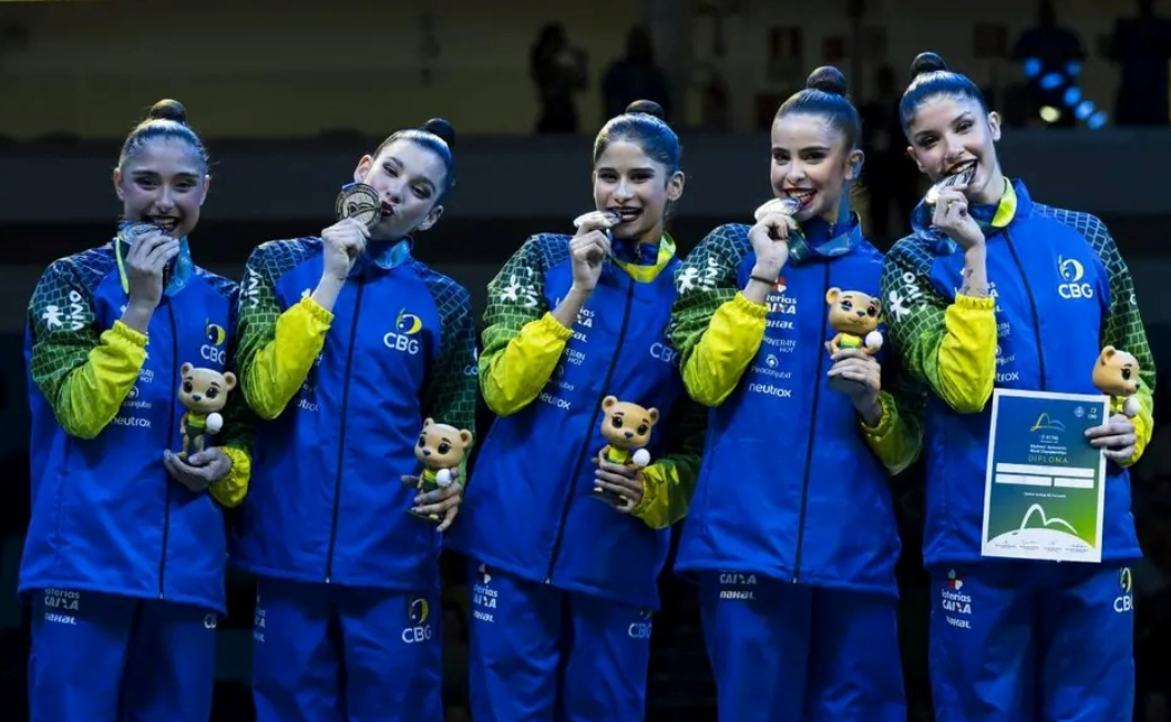Brasil brilha com prata histórica no Mundial de Ginástica Rítmica