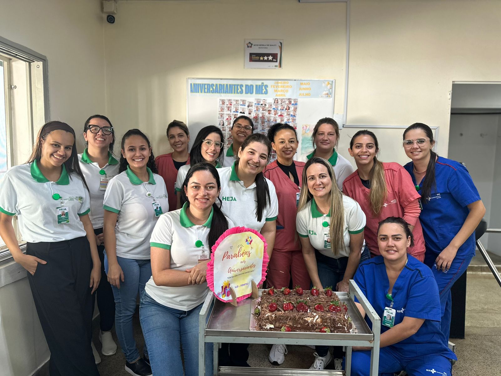 Heja comemora aniversariantes do semestre