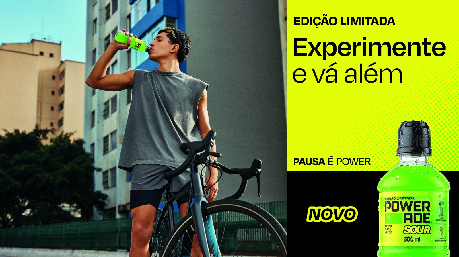 Powerade lança novo sabor maça verde  - Sour