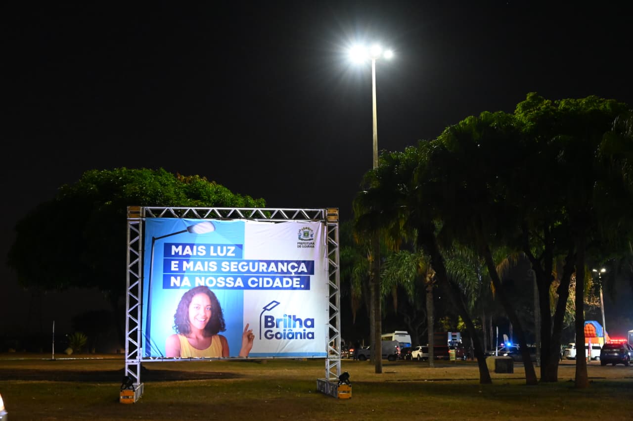 Em mais uma entrega do Brilha Goiânia, Mabel destaca investimentos em iluminação, segurança e transporte