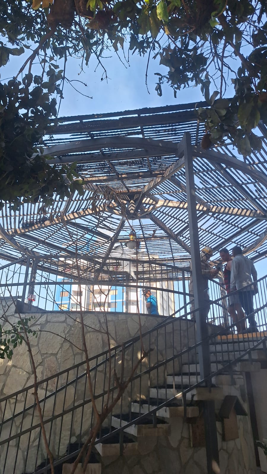 Incêndio de grandes proporções destrói vegetação em Caldas Novas