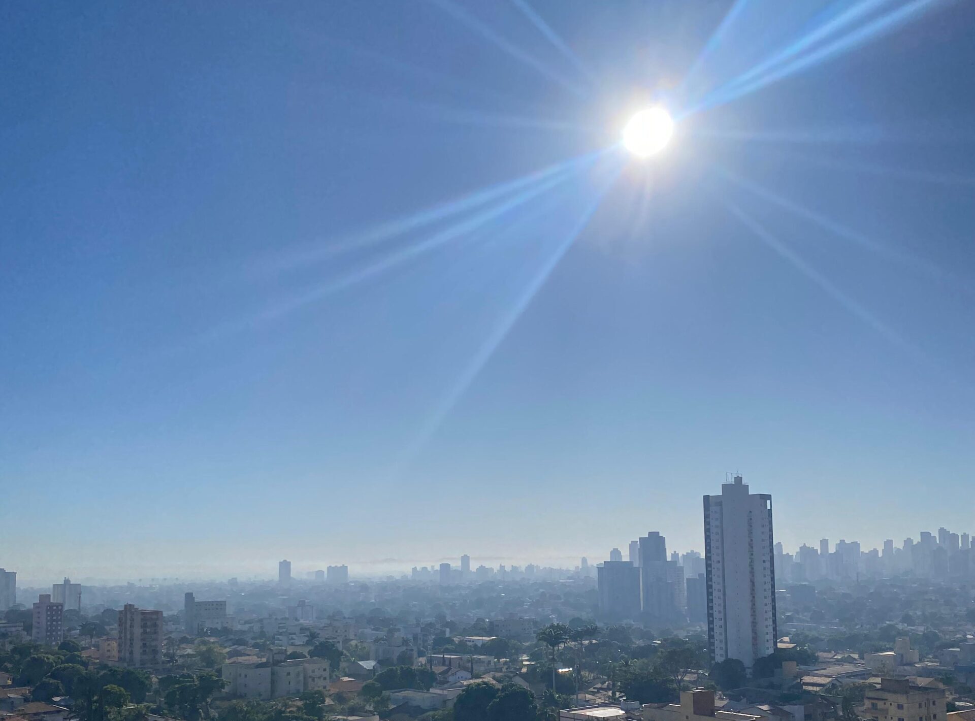 Calor intenso: Goiânia deve registrar 36ºC no fim de semana