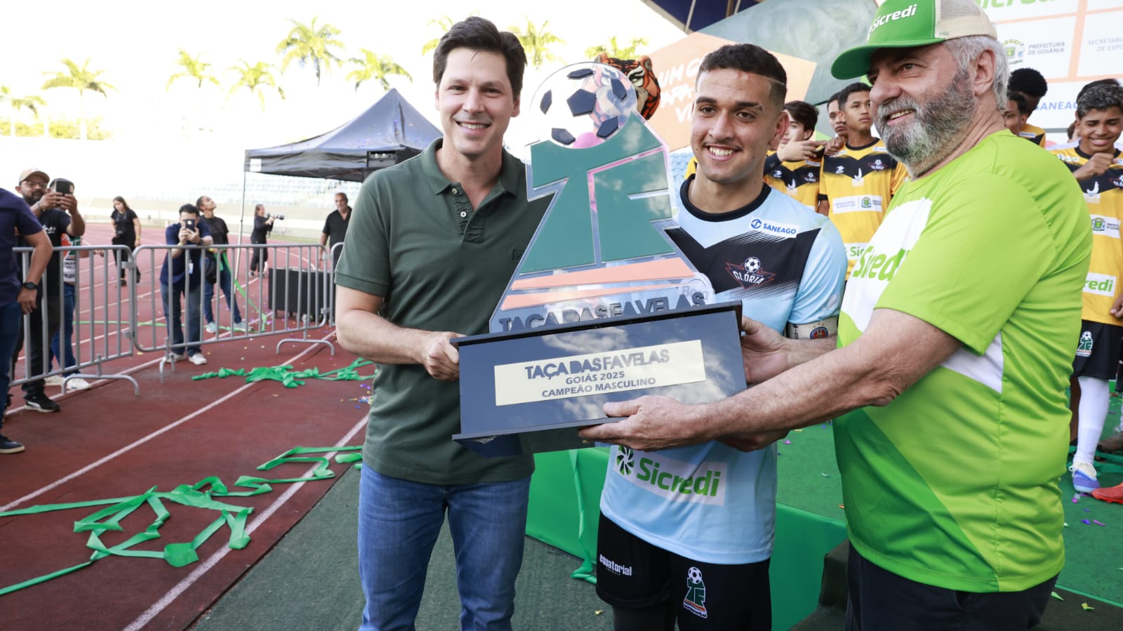 Daniel Vilela garante apoio ao esporte durante final da Taça das Favelas Goiás