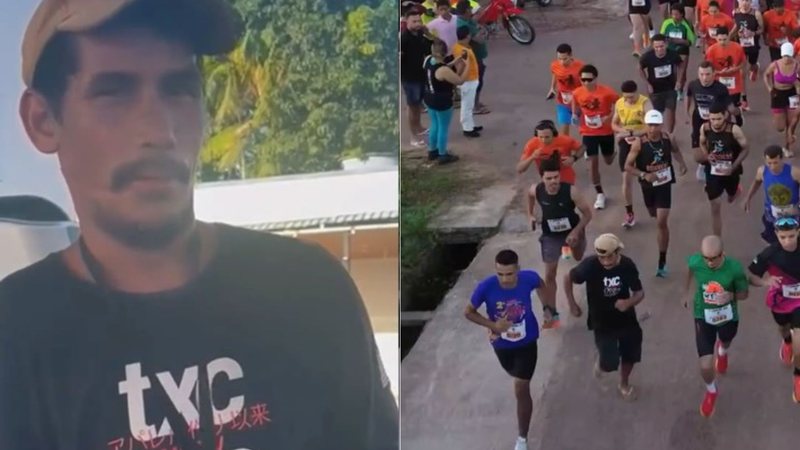 Com álcool no tanque e chinelo no pé, homem faz 8 km por litro, ganha medalha e decide mudar de vida